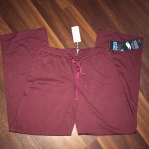 Lusomé Cooling Sleep Pajama Or Hang Out Pants Color "Port" NWT